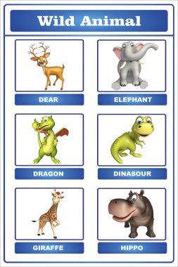 vahşi hayvan grafik