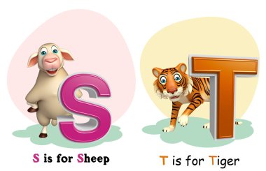 Koyun ve Alphabate ile kaplan