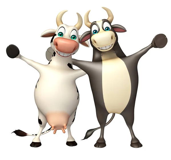 คอลเลกชัน Caw และ Bull — ภาพถ่ายสต็อก
