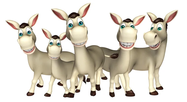 Grupo de Donkey Collection — Foto de Stock