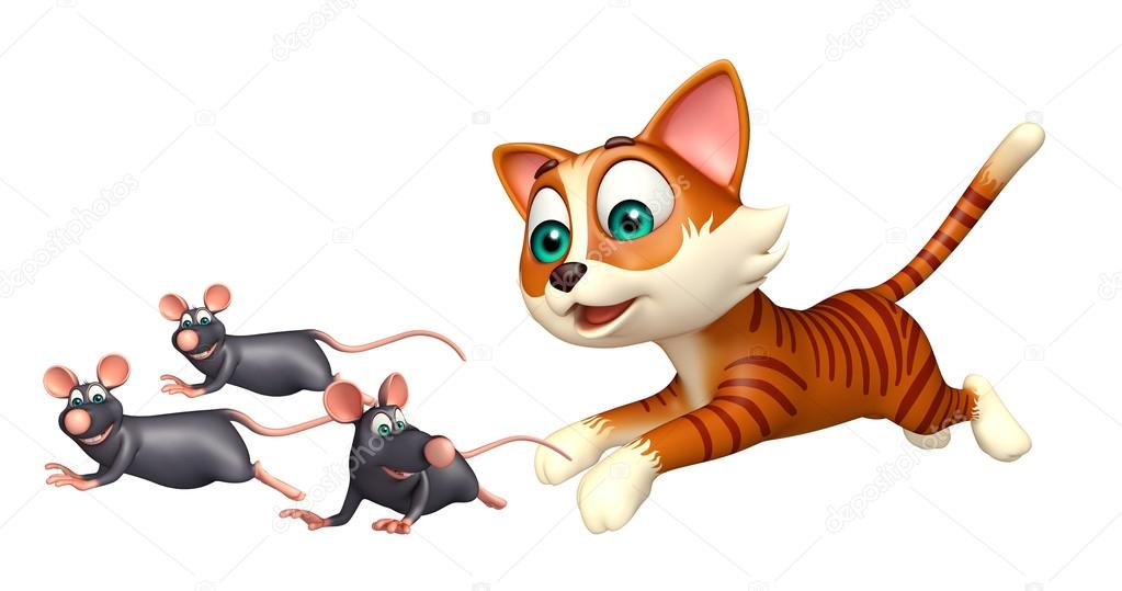 Cat Hunting Rat Stock Photo Image By C Visible3dscience 102537984 https depositphotos com 102537984 stock photo cat hunting rat html