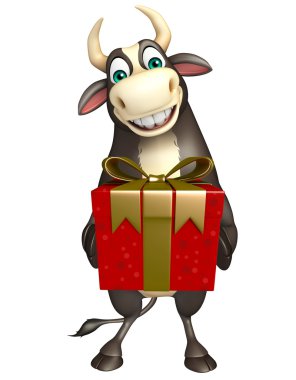 Bull çizgi film karakteri Giftbox ile  
