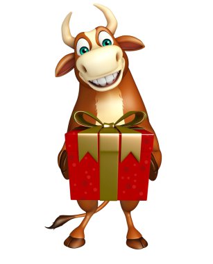 Bull çizgi film karakteri Giftbox ile eğlenceli 