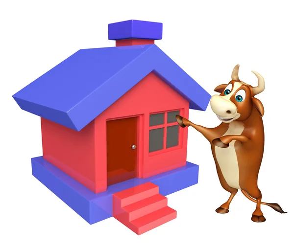 Kul Bull seriefiguren med hem — Stockfoto