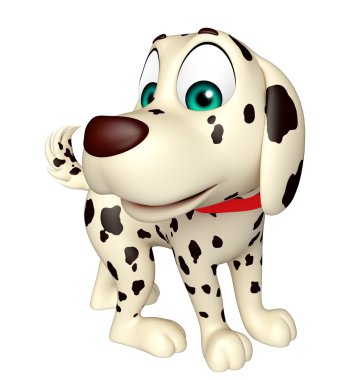 Köpek komik karikatür karakter  