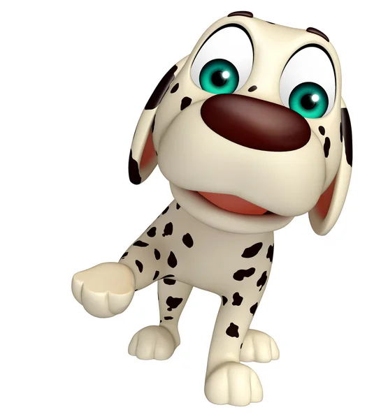 Dog funny cartoon character — Stock Photo, Image