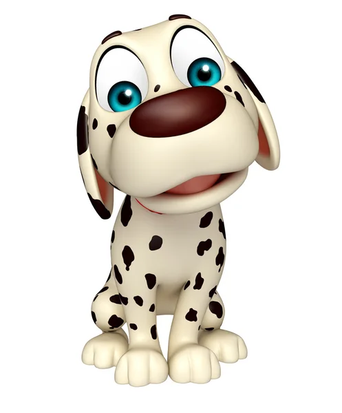 Dog funny cartoon character — Stock Photo, Image