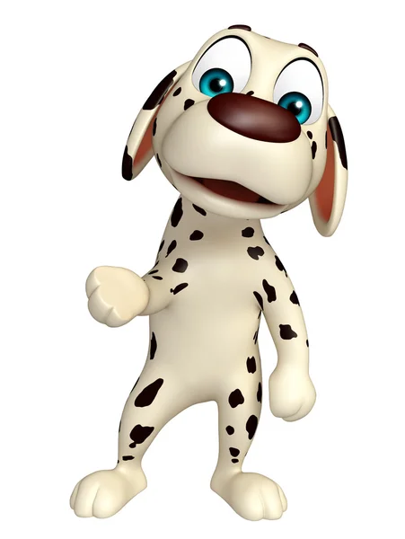 Dog funny cartoon character — Stock Photo, Image