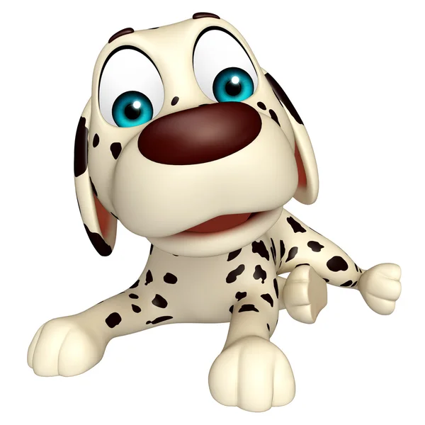 Dog funny cartoon character — Stock Photo, Image
