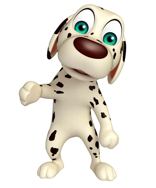 Dog funny cartoon character — Stock Photo, Image