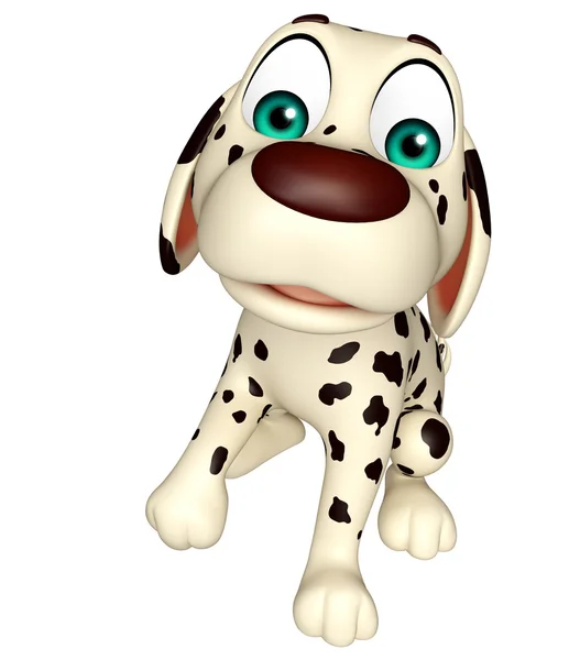 Perro divertido personaje de dibujos animados —  Fotos de Stock