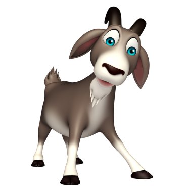 şirin keçi komik karikatür karakter  