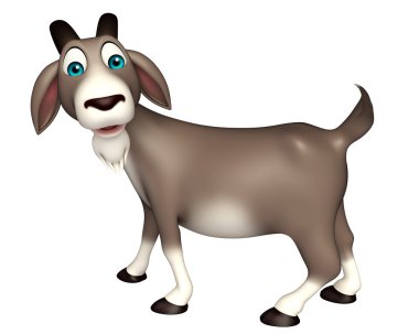 şirin keçi komik karikatür karakter  