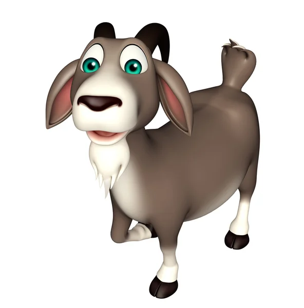 cute Goat funny cartoon character