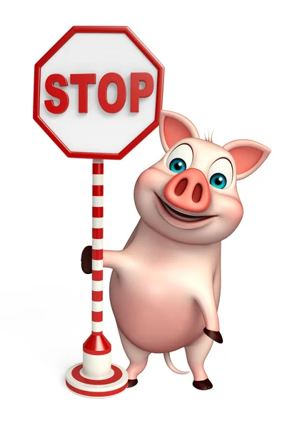 How do you stop a pig from running away from you