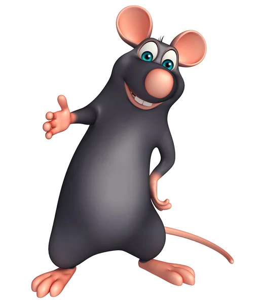 Lustige Ratte Cartoon-Figur — Stockfoto
