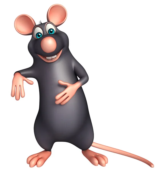 Funny Rat cartoon character — Stock Photo, Image