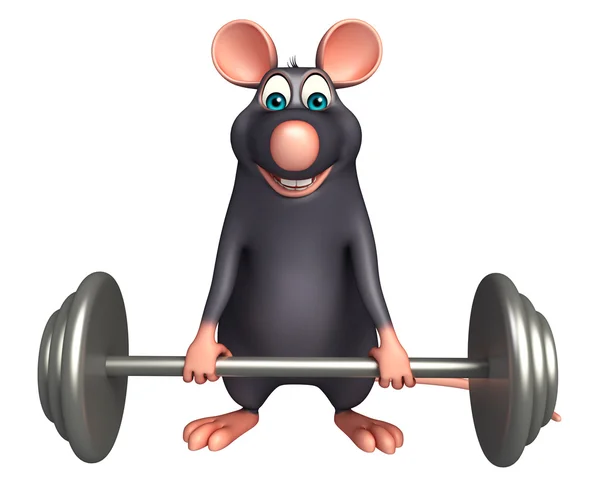 Zabawne kreskówki szczur znaków z baru — Zdjęcie stockowe