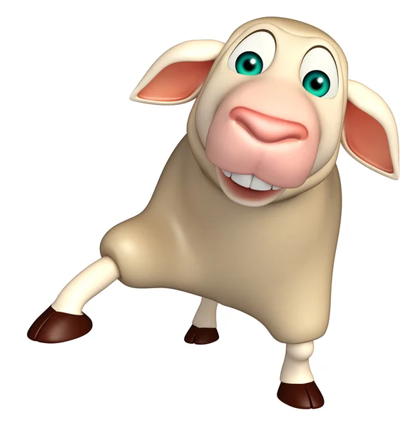 Funny Sheep  cartoon character — Stock Photo, Image