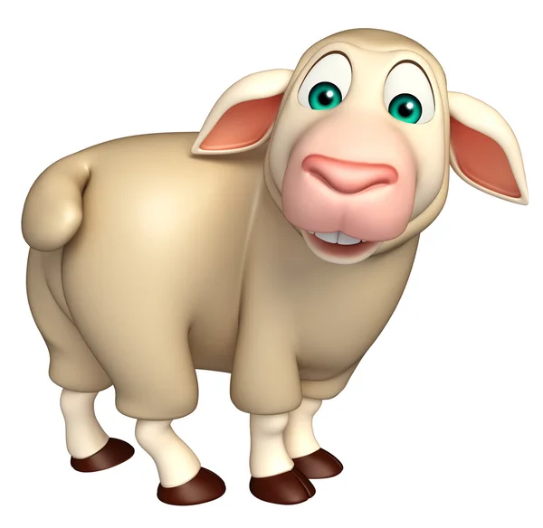 Funny Sheep  cartoon character — Stock Photo, Image