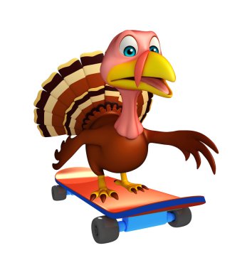 şirin Türkiye'de çizgi film karakteri kaykay ile 