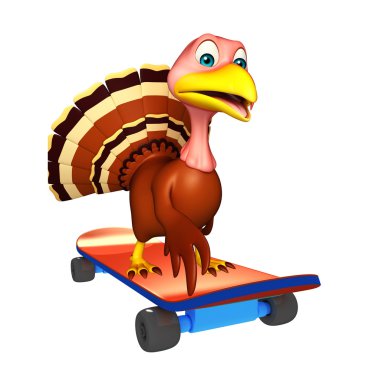 Türkiye'de çizgi film karakteri kaykay ile 