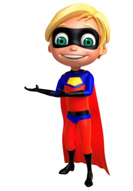 yakışıklı bir süper kahraman işaretleme poz olarak