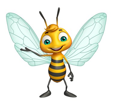 Şirin Arı komik karikatür karakter 