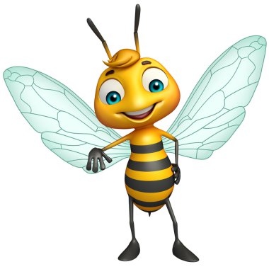 Şirin Arı komik karikatür karakter 