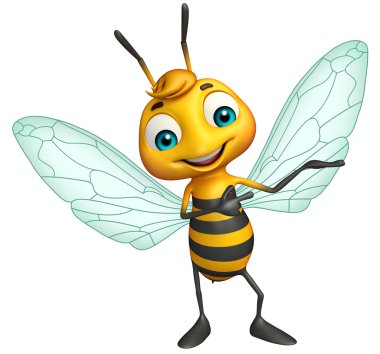 Şirin Arı komik karikatür karakter 