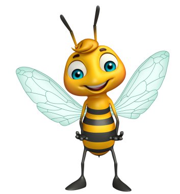 Şirin Arı komik karikatür karakter 