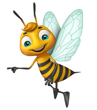 Şirin Arı komik karikatür karakter 