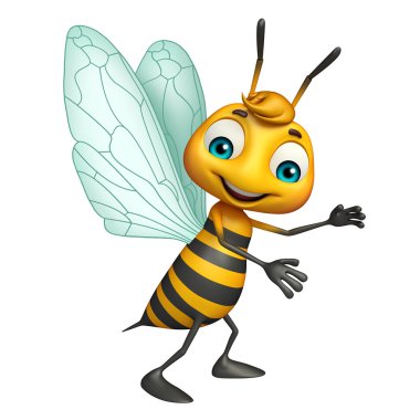 Şirin Arı komik karikatür karakter 