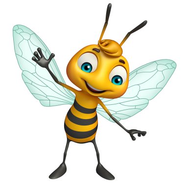 Şirin Arı komik karikatür karakter 