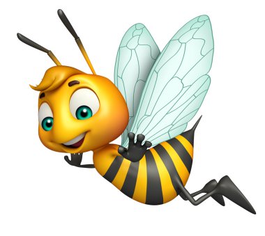 Şirin Arı komik karikatür karakter 