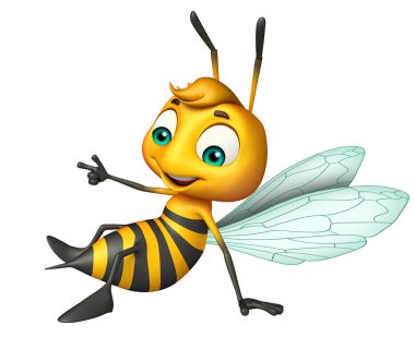 Şirin Arı komik karikatür karakter 