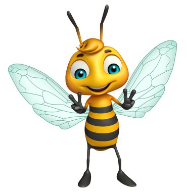 Şirin Arı komik karikatür karakter 