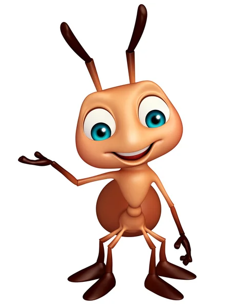 Schattig Ant grappige cartoon karakter — Stockfoto