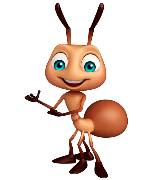 Schattig Ant grappige cartoon karakter — Stockfoto