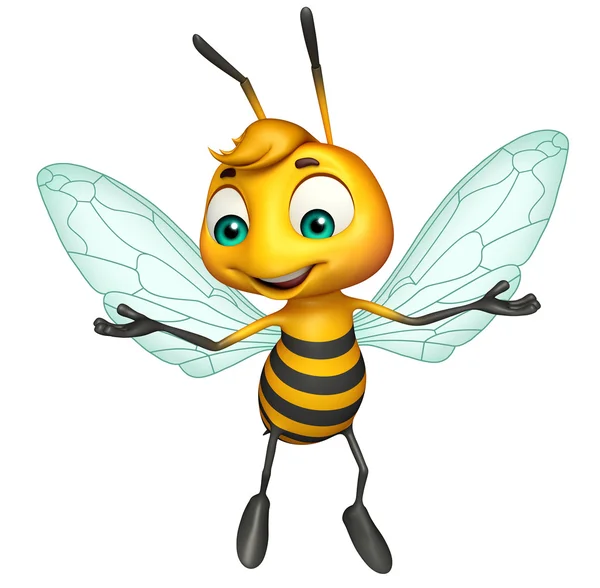 cute Bee funny cartoon character