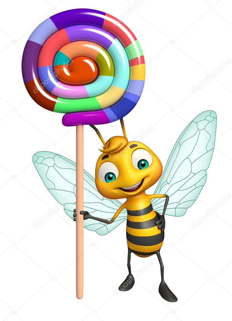 Honey Bee Lollipop