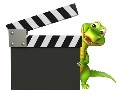 clapper kurulu ile şirin timsah çizgi film karakteri
