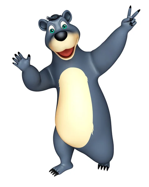 cute funny Bear cartoon character