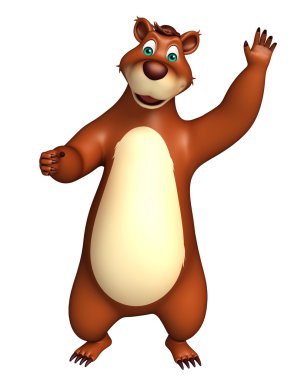 şirin komik ayı karakter karikatür