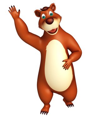 şirin komik ayı karakter karikatür