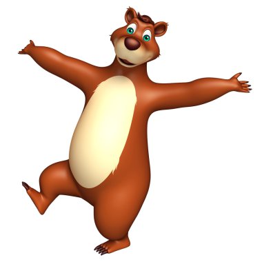 şirin komik ayı karakter karikatür