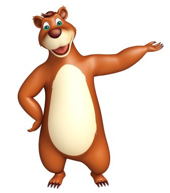 şirin komik ayı karakter karikatür