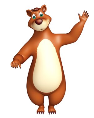 şirin komik ayı karakter karikatür