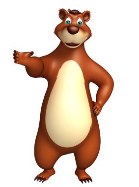 şirin komik ayı karakter karikatür