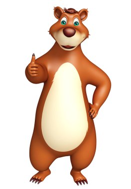 şirin komik ayı karakter karikatür